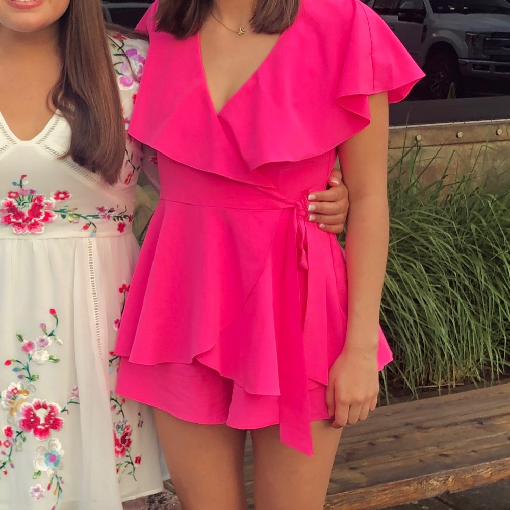 Pink romper